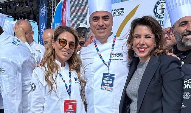 Şef Yıldız Öz Samaha, Afyon Sucuğunu Guinness Dünya Rekoruyla Taçlandırdı!