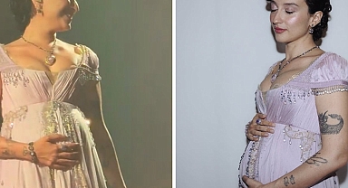 Melike Şahin müjdeli haberi sahnede verdi